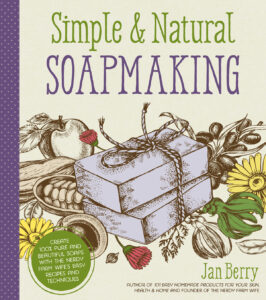 light green book cover with an illustration of two bars of blue soap tied together&hellip;